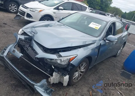 2015 Infiniti Q50 Premium из США, поврежденный, VIN JN1BV7AR1FM412691